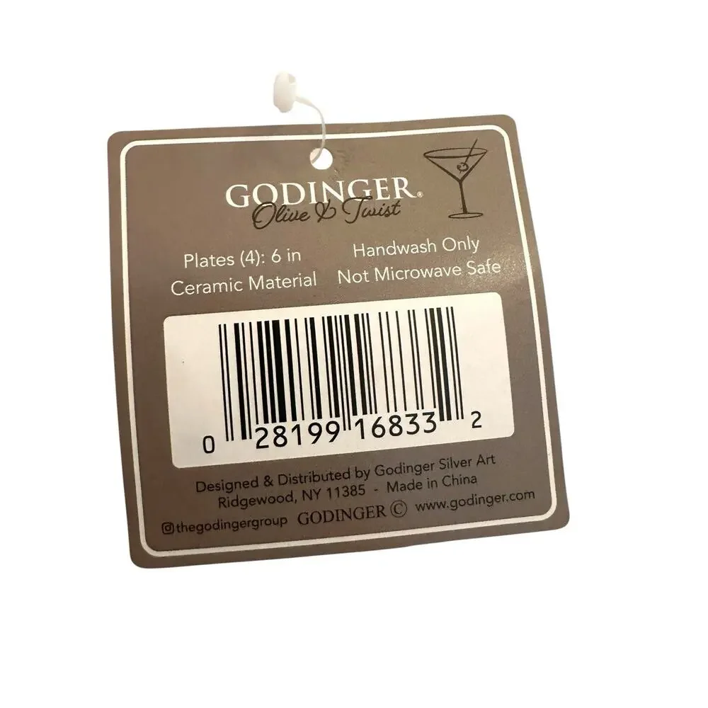 Godinger appetizer plates